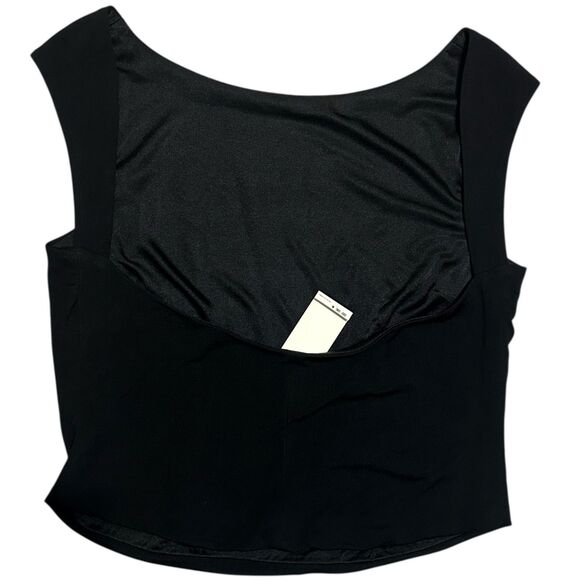 NWT David Meister Low Back Dress Top Size XL Nightclub Sexy Gothcore Whimsigoth - Picture 2 of 4